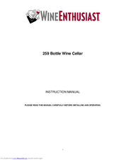 WineEnthusiast 264 01 59 03 Instruction Manual
