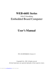 Wincomm WEB-6681 Series User Manual