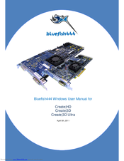 Bluefish444 CreateHD User Manual