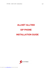 Allnet ALL7950 Installation Manual