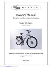 Wisper 906 Alpino Owner's Manual