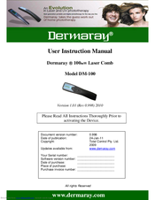 Dermaray DM-100 User Instruction Manual