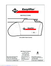 B&D Easylifter Instructions Manual
