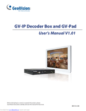 GeoVision GV-IP Decoder Box User Manual