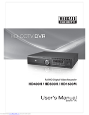 WebGate HD1600M User Manual