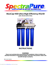 SpectraPure MC-RODI-UHE-400 Instructions Manual