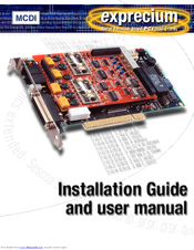 MCDI exprecium Installation Manual