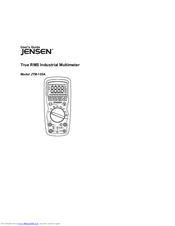 Jensen JTM-105A User Manual