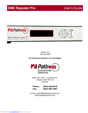 pathway DMX repeater pro User Manual