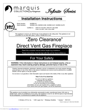 Kingsman MQRB5143 Installation Instructions Manual