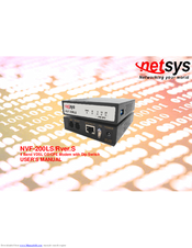 netsys NVF-200LS/Rver.S User Manual