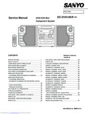 Sanyo DC-DV610KR Service Manual