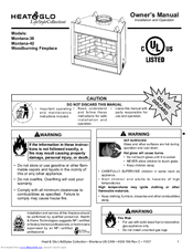 Heat & Glo MONTANA MONTANA-42 Owner's Manual