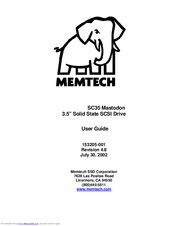 Memtech SC35 Mastodon User Manual