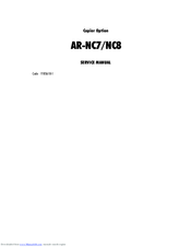 Olivetti AR-NC7 Service Manual