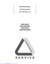 Lombardini 12LD 475-2 Workshop Manual