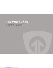 Brickhouse Security HD Wall Clock User Manual