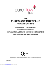 PUREGLOW EAR16P Installation & User Manual