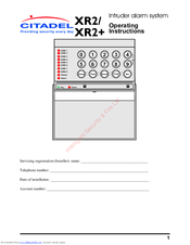 Citadel XR2 Operating Instructions Manual