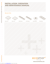 EcoSmart Triple Burner Installation, Operation And Maintenance Manual