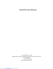 E?Lins D120 Series DTU User Manual