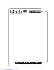 Pace ST 20A-SP Operation & Maintenance Manual