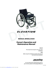 PDG Mobility Evelation Owner's Operation Manual