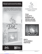 T&C TC42.NG06C Installation Instructions Manual