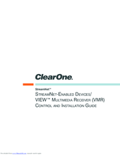 Clear One StreamNet Control And Installation Manual