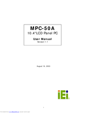 IEI Technology MPC-50A User Manual