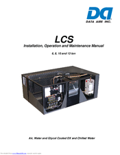Data Aire DALG 13 Installation, Operation And Maintenance Manual