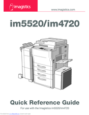 imagistics im4720 Quick Reference Manual