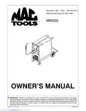 Mac Tools MW250 Owner's Manual