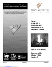 T&C TC30.NG06C Installation Instructions Manual