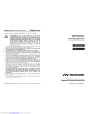 Multiform LS1195 MULTISPOT ECO User Manual