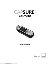X-Rite CAPSURE Cosmetic User Manual