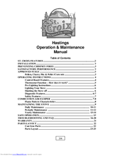 Hastings St. Croix Operation & Maintenance Manual
