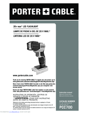 Porter Cable PCC700 Instruction Manual