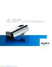 Devolo dLAN pro 500 Wireless+ User Manual