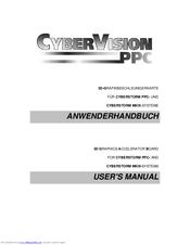 CyberVision PPC 3D GRAPHICS ACCELERATOR BOARD User Manual