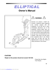 LA Fitness 15 Neon II Owner's Manual