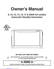 Northern Tool 16kW Owner's Manual