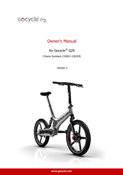 Gocycle G2R Owner's Manual