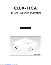 Cypress CLUX-11CA Operation Manual