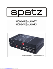 SPATZ HDMI-GIGALAN-RX User Manual