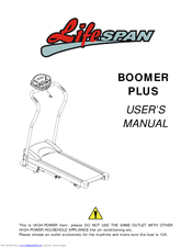 LifeSpan BOOMER PLUS User Manual