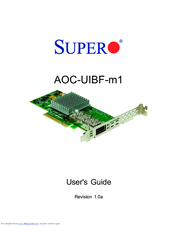 Supero AOC-UIBF-m1 User Manual