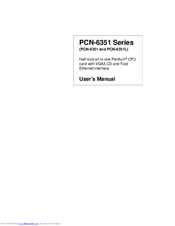Advantech PCN-6351 Series User Manual