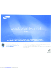 Samsung TL320 - Digital Camera - Compact Quick Start Manual