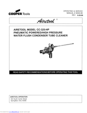 Cooper Tools AireTool CC-325-HP Operating And Service Instructions
